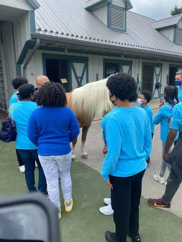 Legacy Equine Academy students during a programme visit (26 of 32)